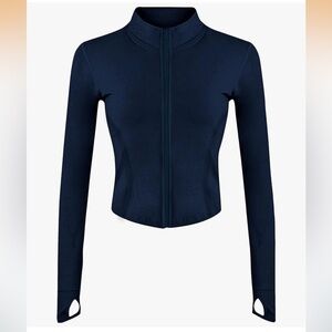 Navy Long Sleeve Women's Top